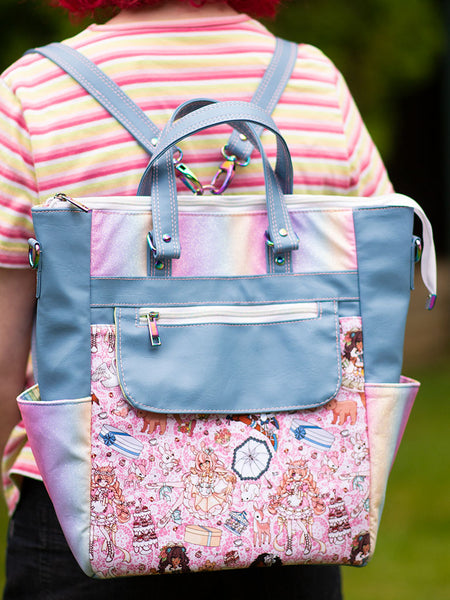 Pastel Rainbow Garden Party Trailblazer Backpack
